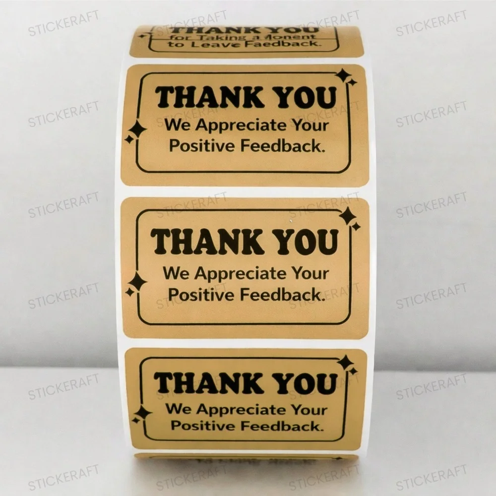 Thank You Stickers – Positive Feedback Labels for Poshmark Sellers NEW